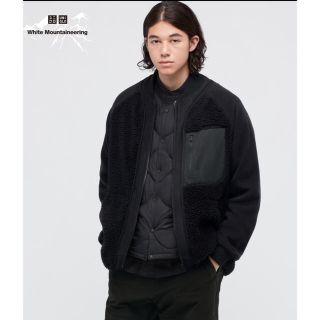 ユニクロ(UNIQLO)のユニクロ ホワイトマウンテニアリング フリースオーバーサイズ  ジャケット(ミリタリージャケット)