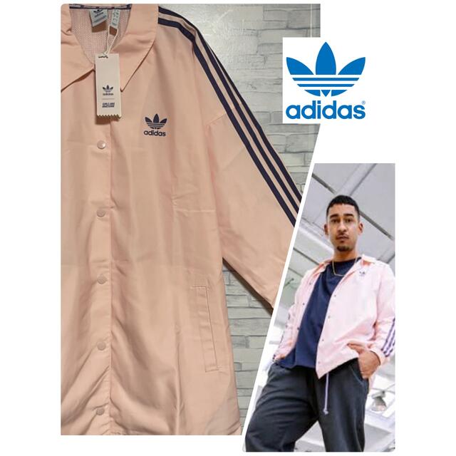 adidas  アディダス　オリジナルス　新品未使用　ピンク　コーチジャケット