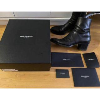 サンローラン(Saint Laurent)のサンローラン ワイアット60 ヒールブーツ(ブーツ)