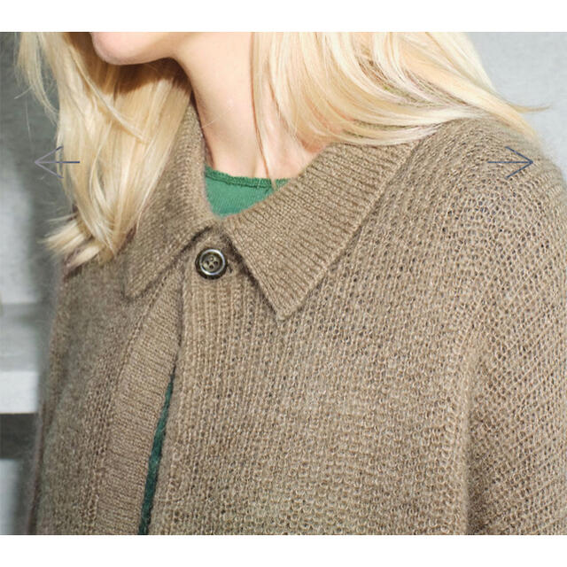 TOGA(トーガ)のsoduk drawing knit / brown スドーク レディースのトップス(ニット/セーター)の商品写真