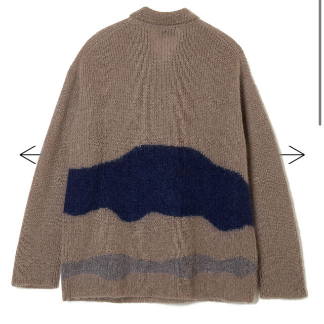 TOGA(トーガ)のsoduk drawing knit / brown スドーク レディースのトップス(ニット/セーター)の商品写真