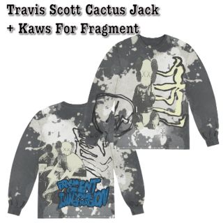 フラグメント(FRAGMENT)のXXL Travis Scott KAWS Fragment トラヴィス カウズ(Tシャツ/カットソー(七分/長袖))