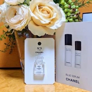 シャネル(CHANEL)のCHANELシャネルNﾟ5オードゥトワレット/ブルーセラムアイ/サンプル(香水(女性用))