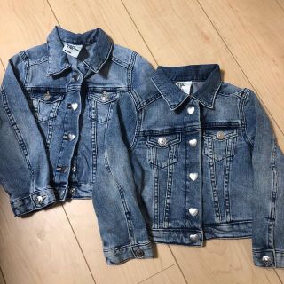 エイチアンドエイチ(H&H)のH&M デニムジャケット　ジャンバー　110センチ　100センチ　おそろいセット(ジャケット/上着)