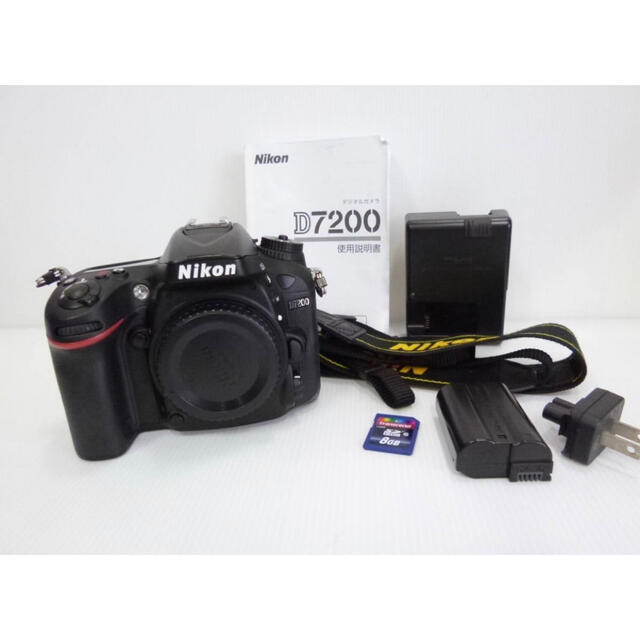 47598★Nikon/ニコン D7200 デジタル一眼レフ カメラ ボディー  スマホ/家電/カメラのカメラ(デジタル一眼)の商品写真