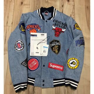 シュプリーム(Supreme)のsupreme/Nike/NBA Teams Warm-Up デニムMサイズ(Gジャン/デニムジャケット)