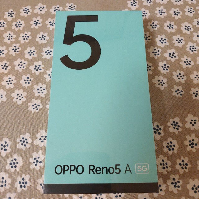 新品未開封  OPPO Reno5 A  シルバーブラック  SIMフリー
