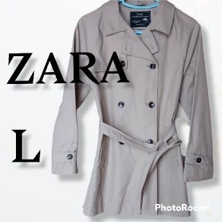 ザラ(ZARA)のZARA トレンチコート ベルト付き ザ(トレンチコート)