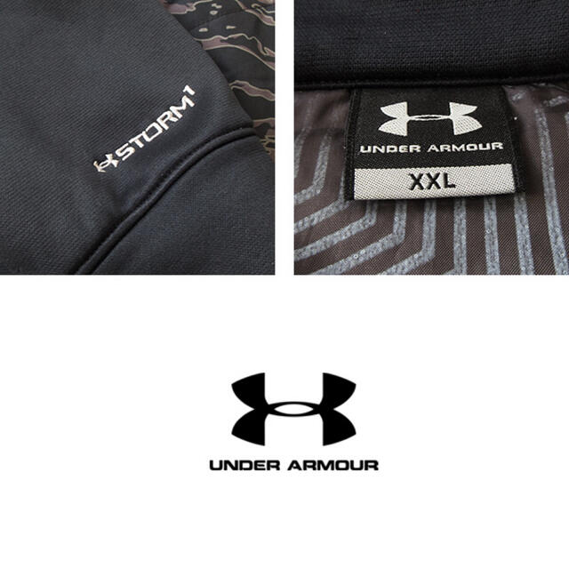 UNDER ARMOUR(アンダーアーマー)のアンダーアーマー XXL メンズ ジップジャケット ブラック系 メンズのジャケット/アウター(その他)の商品写真