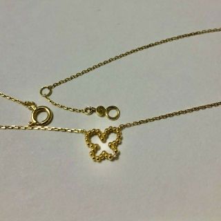 k18 YG アーカー ミルバタフライ ネックレス 最安値!!
