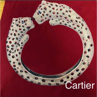 カルティエ(Cartier)のCartier ヴィンテージ　パンテールシルクスカーフ(バンダナ/スカーフ)