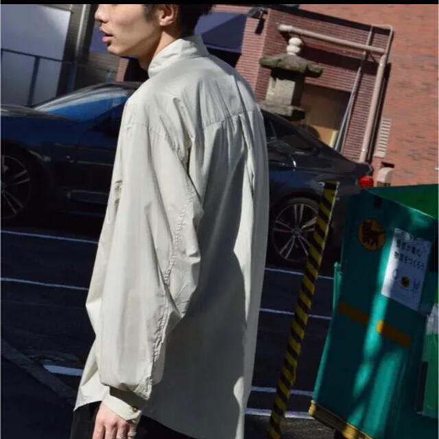 1LDK SELECT(ワンエルディーケーセレクト)のI "OFFICER SHIRT" [BEIGE] メンズのトップス(シャツ)の商品写真