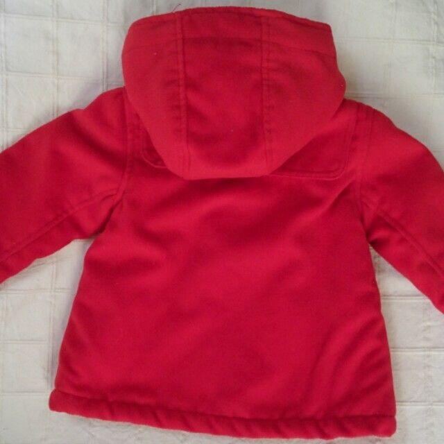 MARKEY'S(マーキーズ)の90　MARKEY'S　マーキーズ　赤のダッフルコート キッズ/ベビー/マタニティのキッズ服女の子用(90cm~)(コート)の商品写真