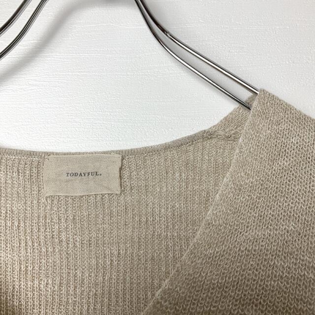 TODAYFUL - louren コットンノースリーブニットの通販 by