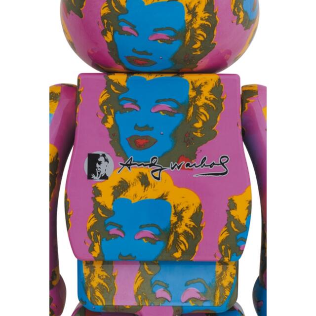 MEDICOM TOY(メディコムトイ)のBE@RBRICK Andy Warhol Marilyn 1000％ ハンドメイドのおもちゃ(フィギュア)の商品写真
