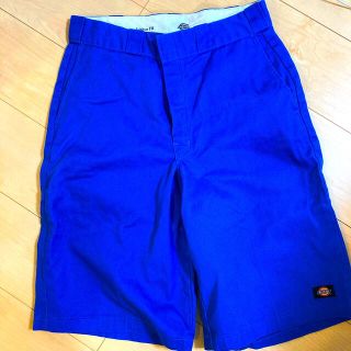 ディッキーズ(Dickies)のディッキーズ　ハーフパンツ　32 ブルー(ショートパンツ)