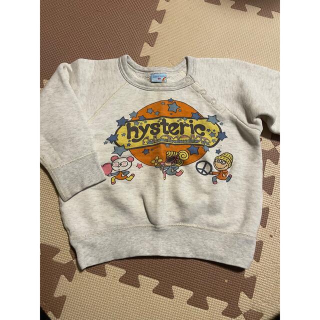 HYSTERIC GLAMOUR(ヒステリックグラマー)のヒスグラ 裏起毛トレーナー キッズ/ベビー/マタニティのキッズ服男の子用(90cm~)(その他)の商品写真