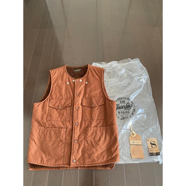 TENDERLOIN DUCK VEST D BROWN S テンダーロインジャケット/アウター