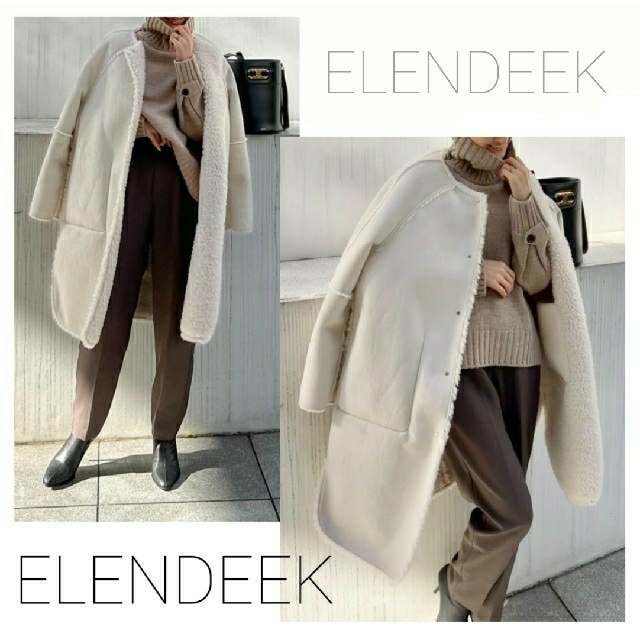 ELENDEEK MIX ECO BOA CT ボアコート 紗栄子