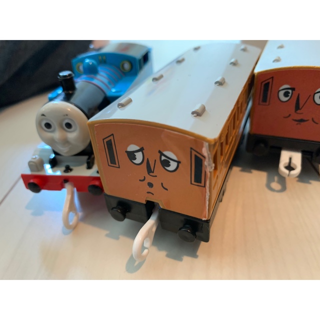 Takara Tomy(タカラトミー)のプラレール　重連可能　きかんしゃトーマス&ライト付D51セット キッズ/ベビー/マタニティのおもちゃ(電車のおもちゃ/車)の商品写真