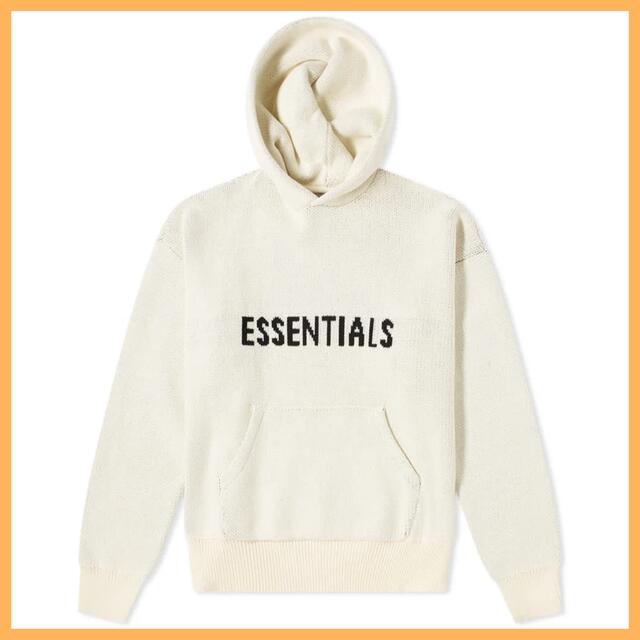 FEAR OF GOD(フィアオブゴッド)のFOG ESSENTIALS Front Logo Hoodie Knit メンズのトップス(パーカー)の商品写真