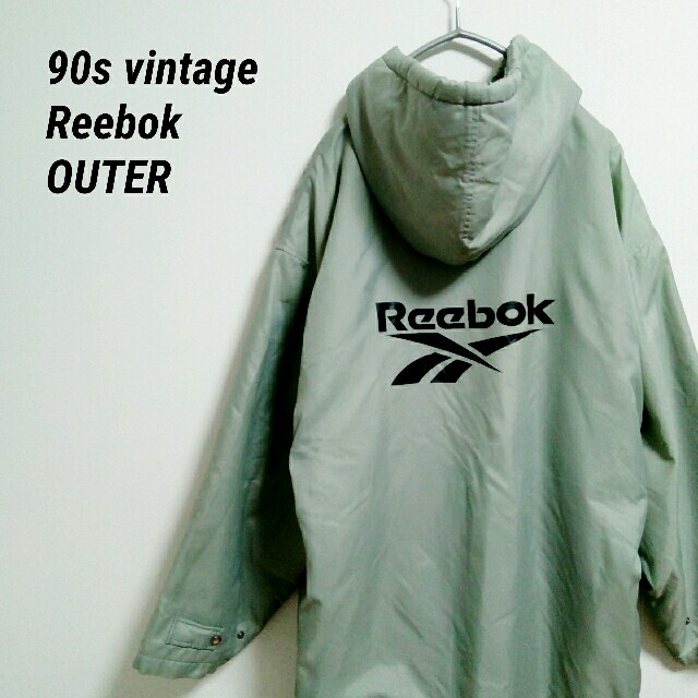 90s vintage Reebok　リーボック　ジャンパー　ベンチコート