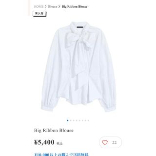 spia / Big ribbon blouse(シャツ/ブラウス(長袖/七分))