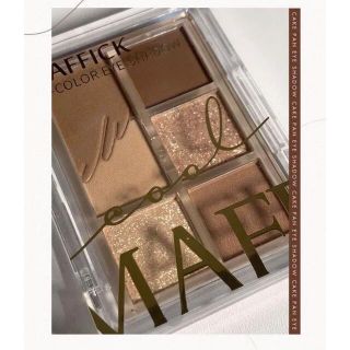 Maffick 6色アイシャドウパレット 01 ブラウン　中国コスメ(アイシャドウ)