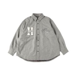 ヒステリックグラマー(HYSTERIC GLAMOUR)のWIND AND SEA×ヒステリックグラマー ウィンダンシー ウールシャツ(シャツ)