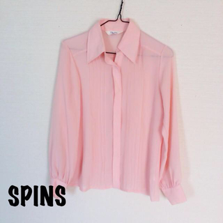 スピンズ(SPINNS)のSPINNS パステルピンクシャツ(シャツ/ブラウス(長袖/七分))