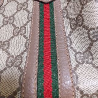 Gucci - オールドグッチ シェリーラインred×greenの通販 by antique ...