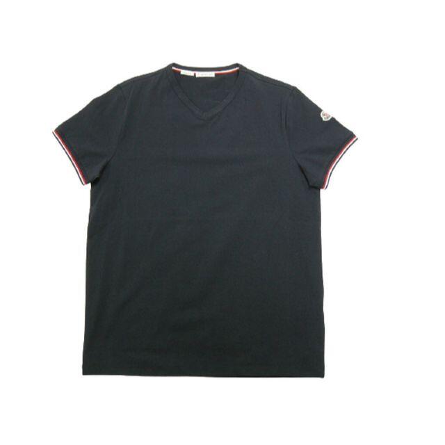 21SS■サイズM■モンクレール■ストレッチVネック型ロゴTシャツ■新品■メンズmoncler