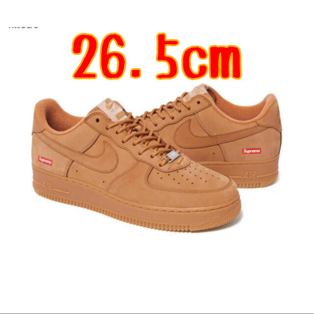 Supreme Nike Air Force 1 Low Wheat 26.5