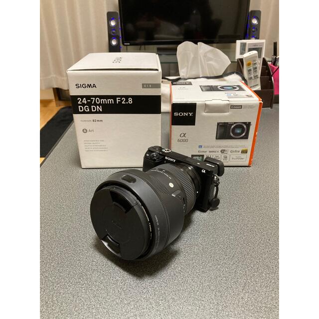 おまけ付】 sony - SONY ミラーレス一眼 a6000 dn dg f2.8 24-70 sigma