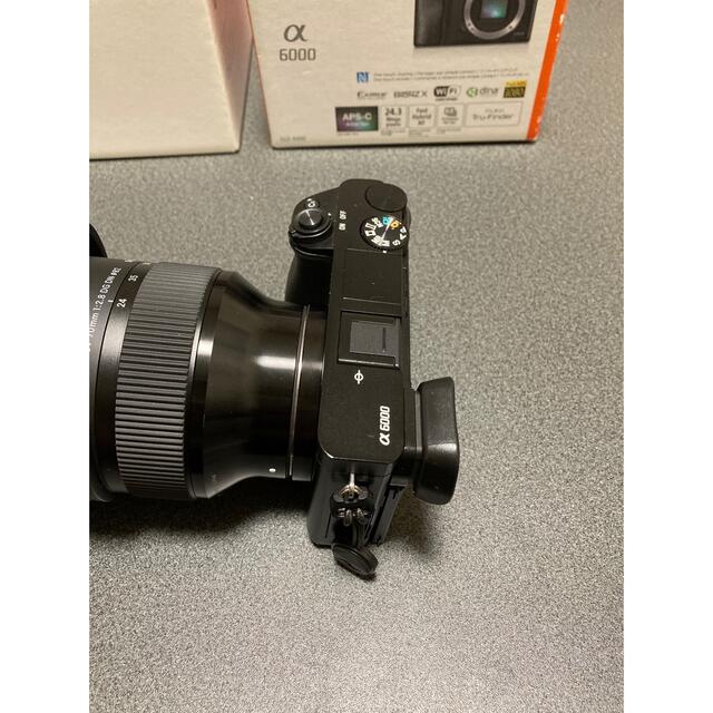 SONY(ソニー)のsony a6000 & sigma 24-70 f2.8 dg dn スマホ/家電/カメラのカメラ(ミラーレス一眼)の商品写真