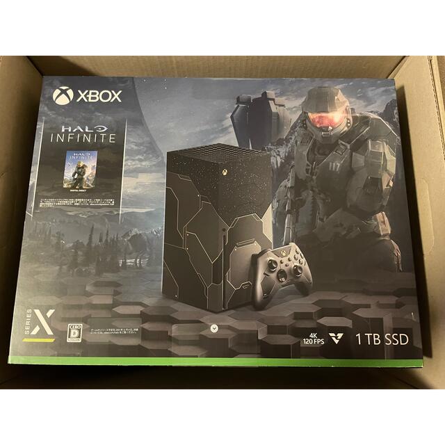 Xbox(エックスボックス)のXbox Series X Halo Infiniteリミテッドエディション本体 エンタメ/ホビーのゲームソフト/ゲーム機本体(家庭用ゲーム機本体)の商品写真