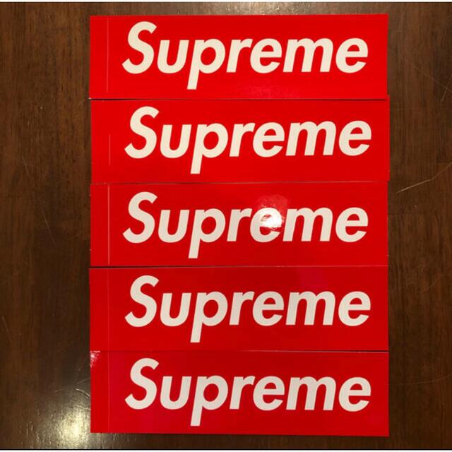 Supreme(シュプリーム)のSupreme box logo sticker ステッカー5枚 メンズのファッション小物(その他)の商品写真