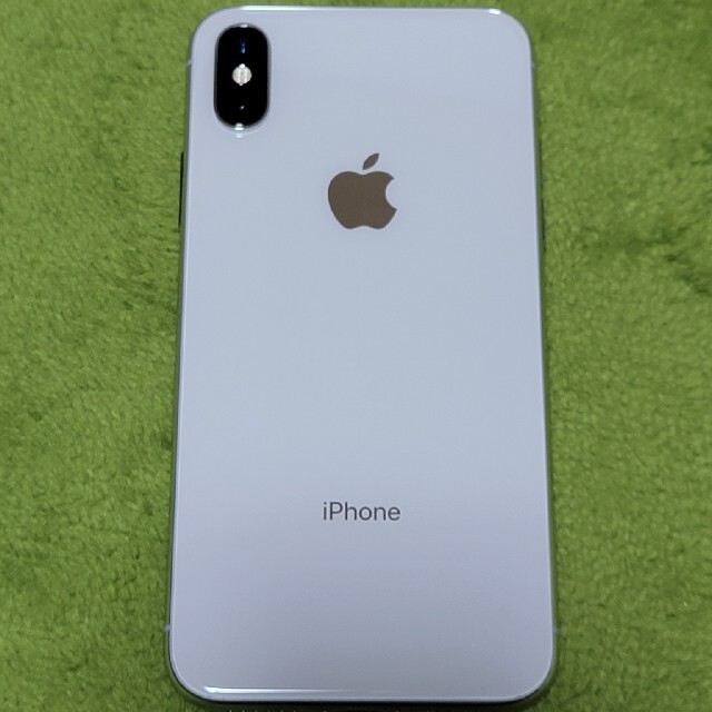 iPhone X Silver 64GB au SIMロック解除済