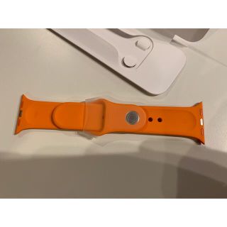 Apple Watch - 未使用 AppleWatch エルメス オレンジ ラバーバンド38
