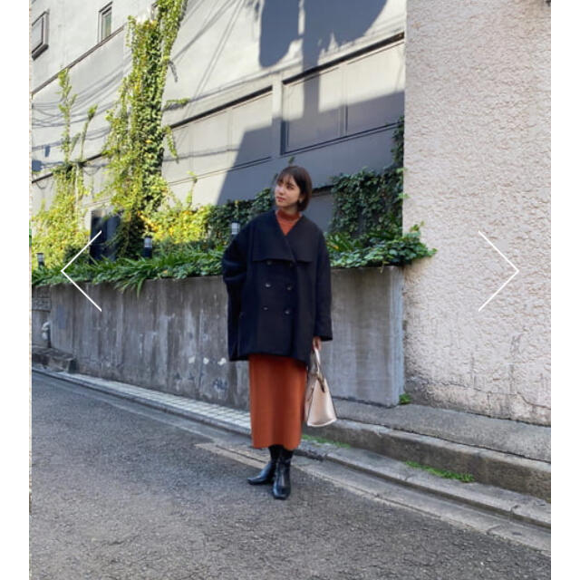 moussy(マウジー)の完売品今だけお安く！moussy BIG COLLAR PONCHO コート レディースのジャケット/アウター(ポンチョ)の商品写真