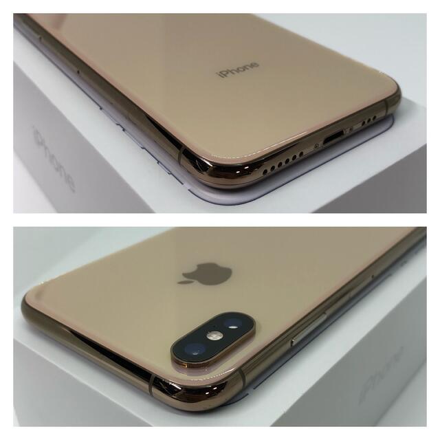 Apple iPhone Xs Gold 256 GB SIMフリー 本体の通販 by まろん♫'s shop｜アップルならラクマ - 新品電池 安い限定品