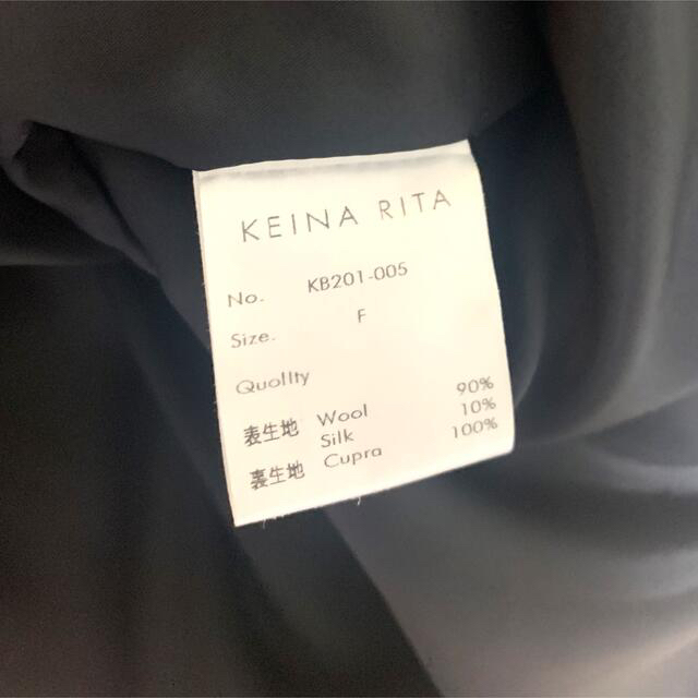 Drawer(ドゥロワー)のKEINA RITA ケイナリタ ブラック　ブラウス レディースのトップス(シャツ/ブラウス(半袖/袖なし))の商品写真