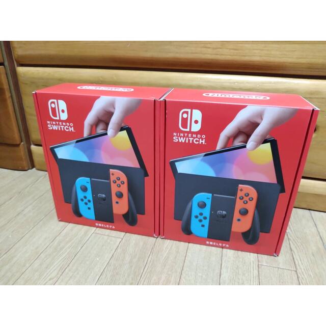 ニンテンドースイッチ　有機ELモデル　ネオン2台セット