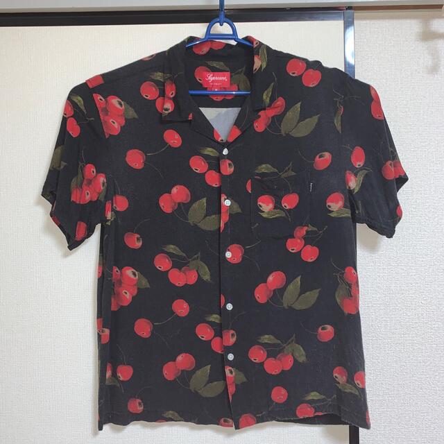 SUPREME 19ss CHERRY RAYON S/S SHIRT 大名