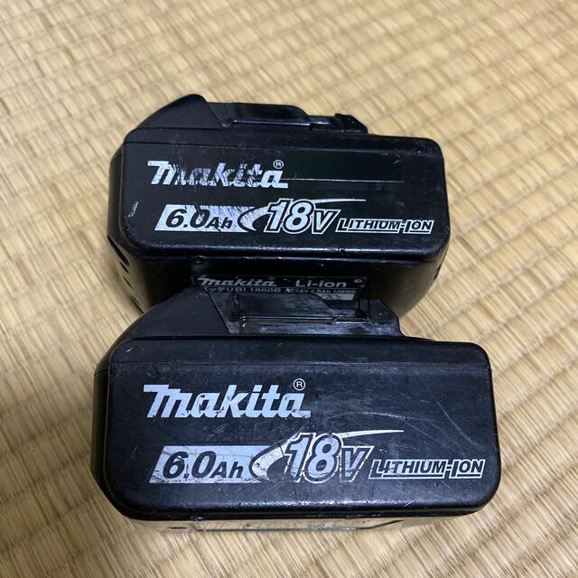 マキタ　18v 6.0Ah バッテリー
