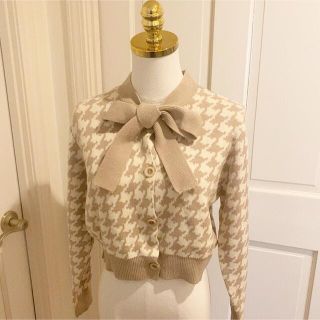 lilou /リル Original pattern knit cardigan(カーディガン)