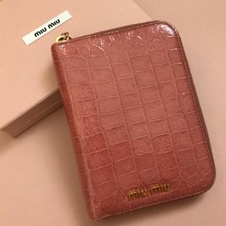 ミュウミュウ(miumiu)のmiumiu 手帳カバー【美品】(手帳)