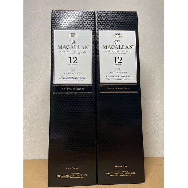 全日本送料無料 700ml×15本セット:マッカランシェリーオーク12年 箱付