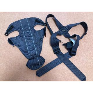 ベビービョルン(BABYBJORN)のベビービョルン　ベビーキャリアミニ　メッシュ　アンスラサイト(抱っこひも/おんぶひも)