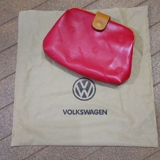 フォルクスワーゲン(Volkswagen)のVOLKSWAGEN 赤色ポーチ フォルクスワーゲン(ポーチ)